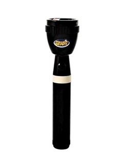 Rechargeable LED Flashlight Black 287mm