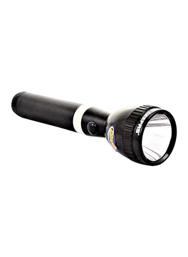 GEEPAS - Rechargeable LED Flashlight Black 287mm - Image 1