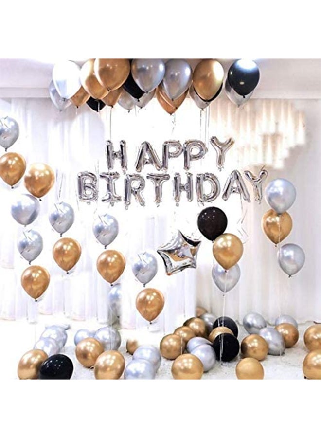 31-Piece Happy Birthday Balloon Decoration Set 230x250cm  - Image 3