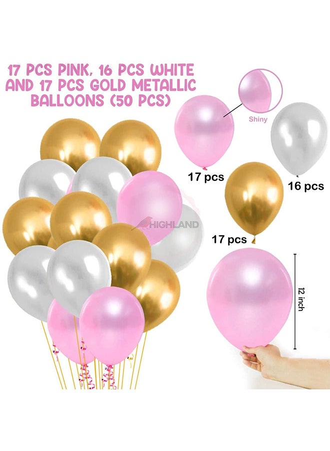 51-Piece Birthday Balloons 18inch  - Image 2
