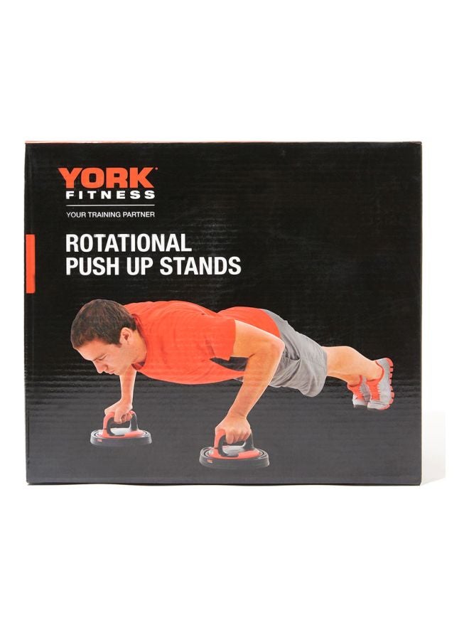 YORK FITNESS - 2-Piece Rotational Push Up Stand - Image 1