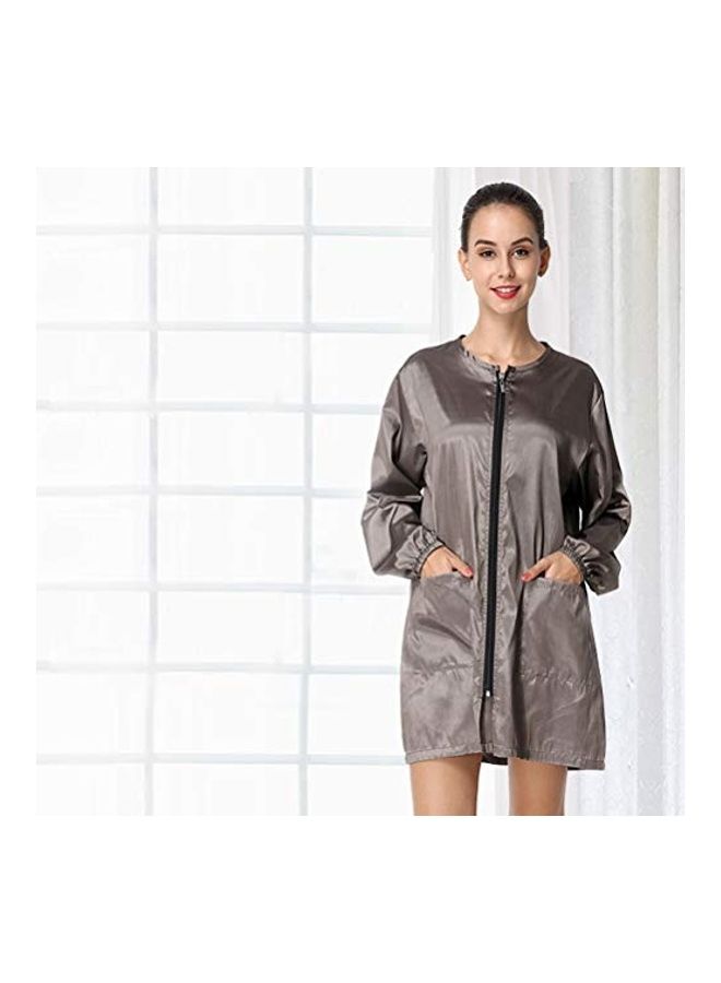 Fabric Salon Cape Grey/Black - Image 2