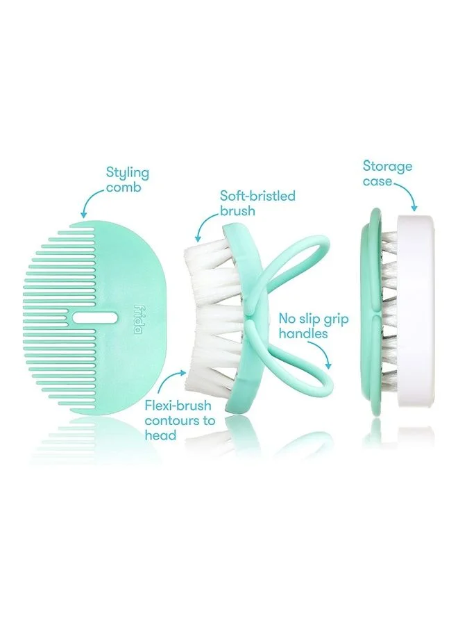 fridababy The Mane Collection Hairbrush And Styling Comb Set