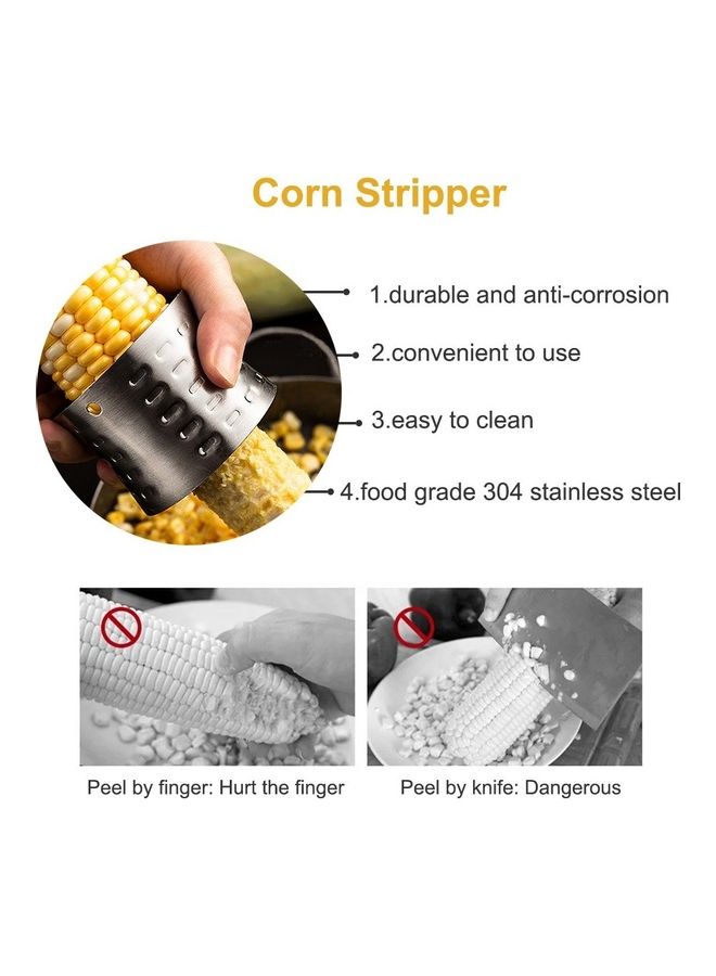 Generic - Stainless Steel Corn Stripper Silver - Image 1