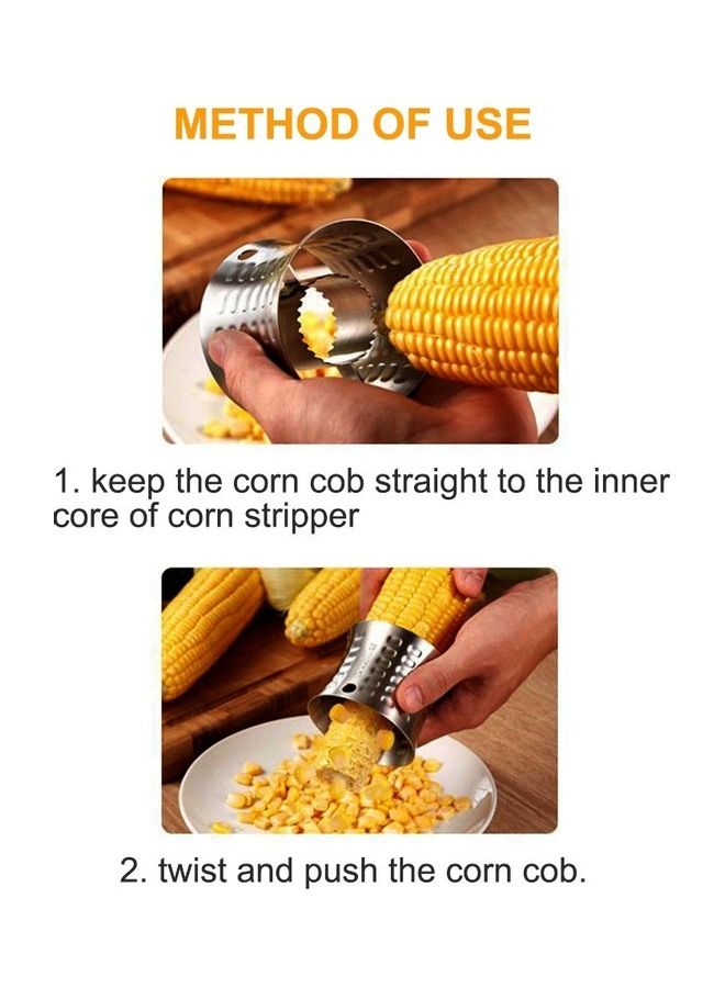 Generic - Stainless Steel Corn Stripper Silver - Image 1