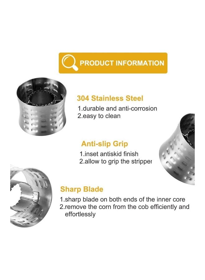 Generic - Stainless Steel Corn Stripper Silver - Image 1