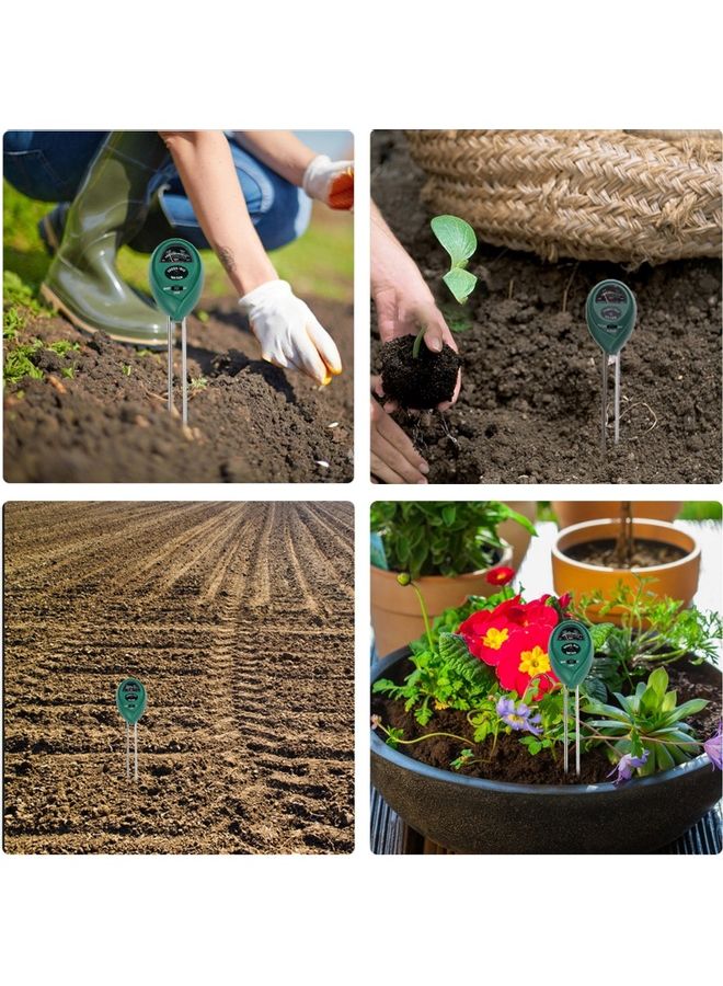 Generic 3-in-1 Soil Test Kit Green/Silver  - Image 2
