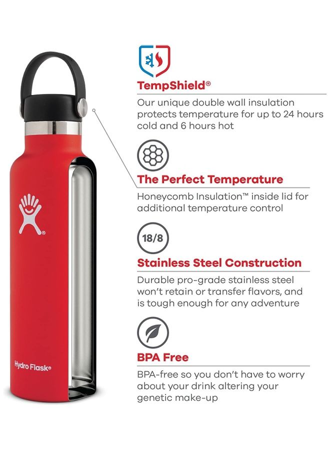 Generic Stainless Steel Water Bottle 621ml  - Image 2