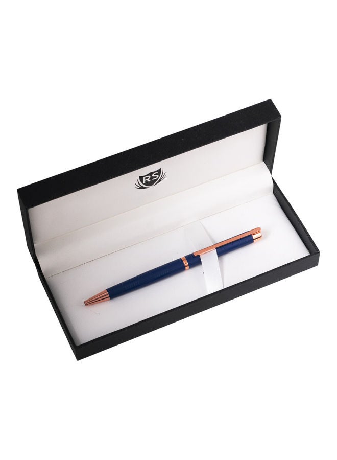 آر إس قلم مع علبة أزرقذهبي - Image 1