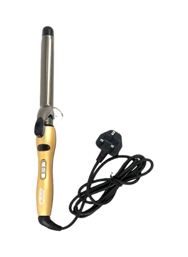 AGD Professional Electric Hair Curling Iron Grey/Gold/Black 
