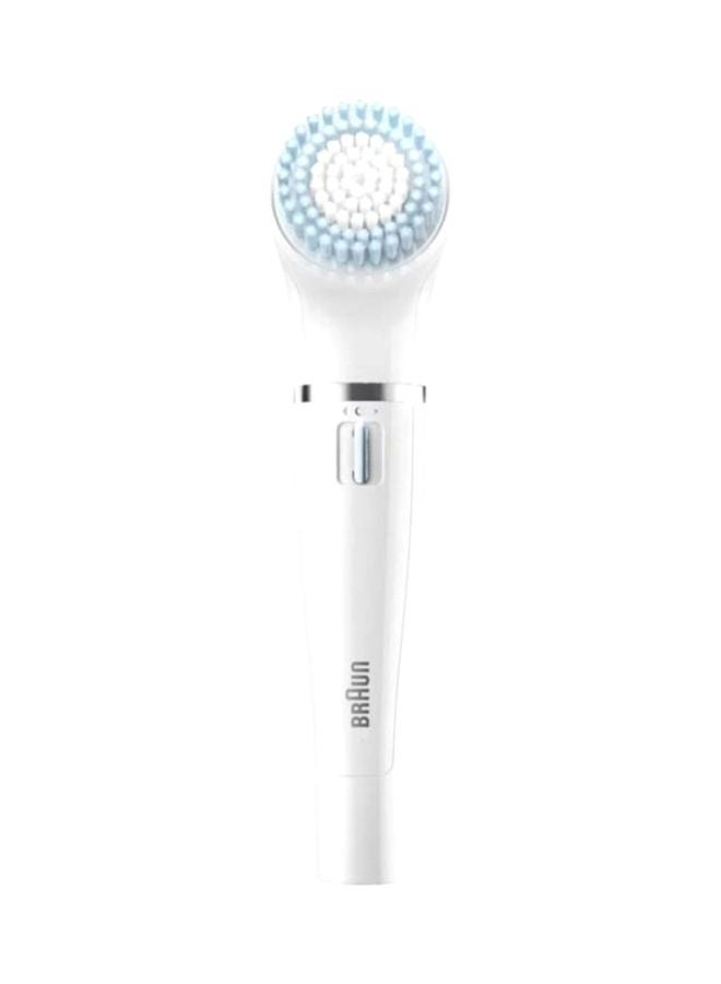 BRAUN 2-In-1 FaceSpa Cleansing Brush And Facial Epilator Set White/Blue - Image 3