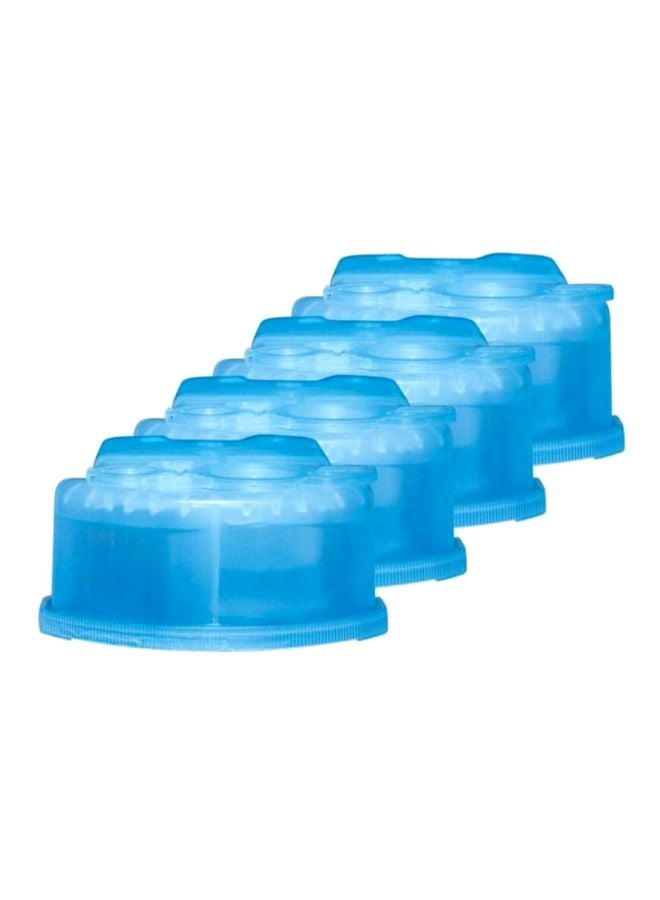 براون طقم عبوات إعادة تعبئة لتنظيف ماكينة الحلاقة CCR2 مكون من 4 قطع أزرق - Image 1