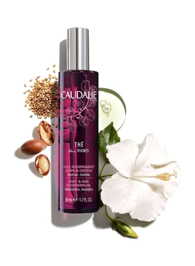 CAUDALIE Thé des Vignes Body And Hair Nourishing Oil 50ml  - Image 3