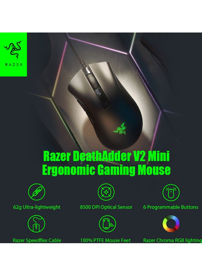 RAZER - 6-Programmable Buttons Wired Gaming Mouse Black - Image 1