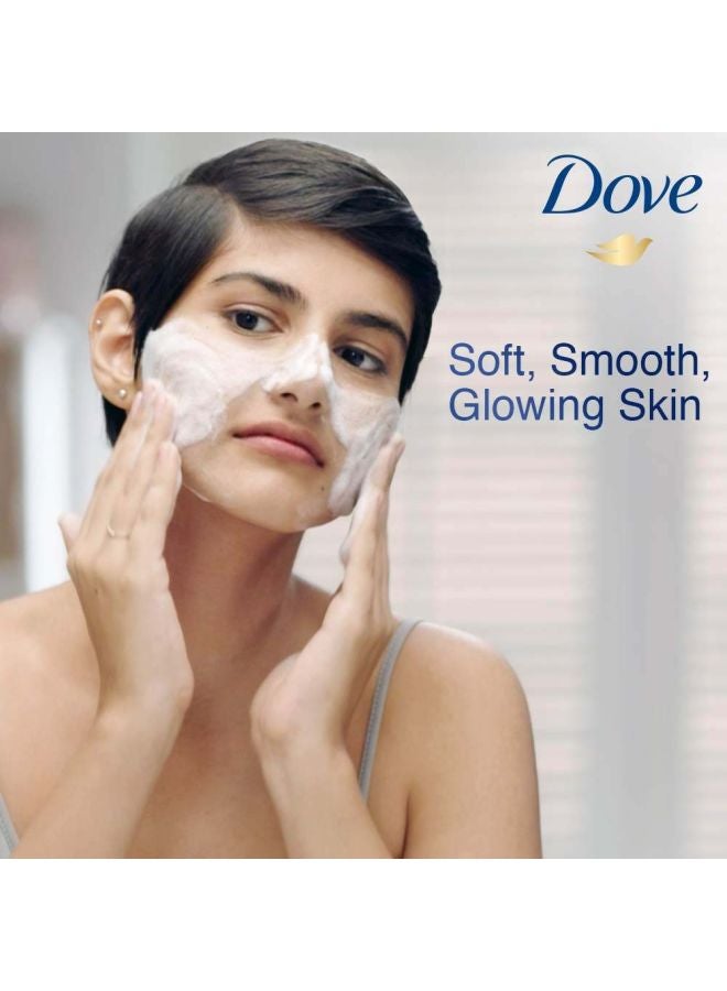 دوف مجموعة صابون كريم الجمال بخلاصة الورد من 4 قطع وردي 540جرام - Image 5