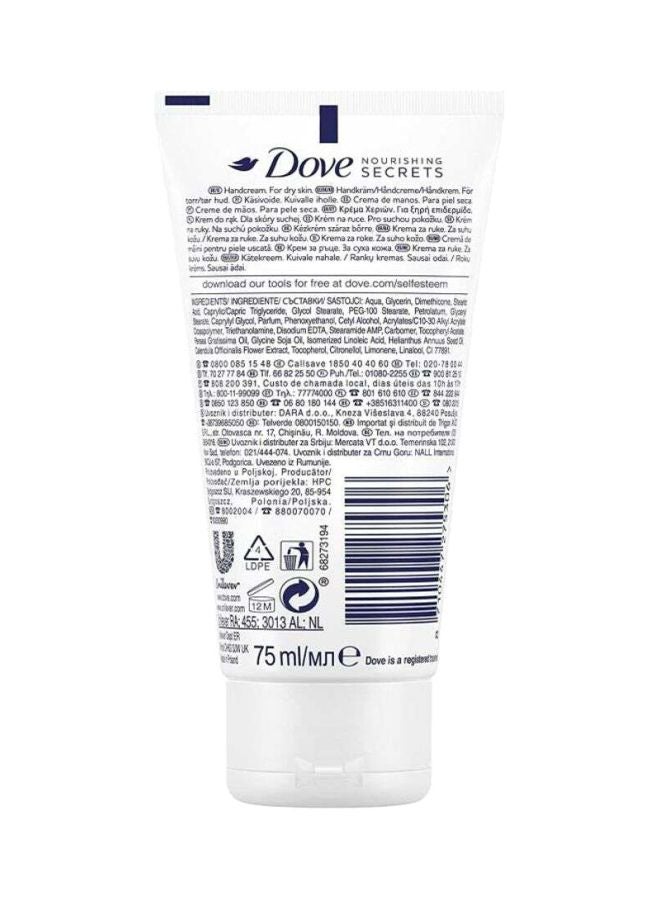 Dove - Nourishing Secrets Invigorating Ritual Hand Cream 75ml - Image 1