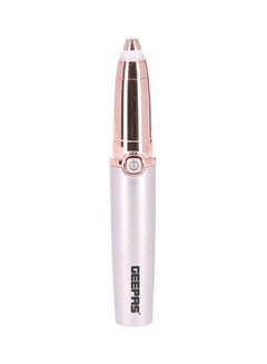 Eyebrow Trimmer- GLS86040, Ergonomic Design With Precision Tip And Comfortable Grip, Equipped Built-In Light Indicator Rose Gold 9.2cm - v1616600264/N38977494A_2