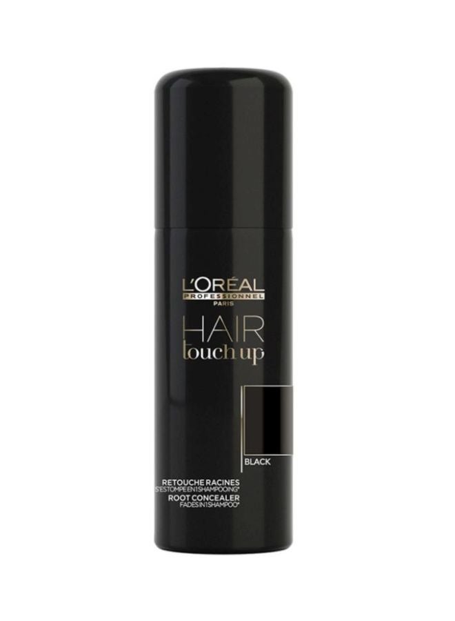 L'Oréal Professionnel Hair Touch Up Root Concealer Black 75ml  - Image 1