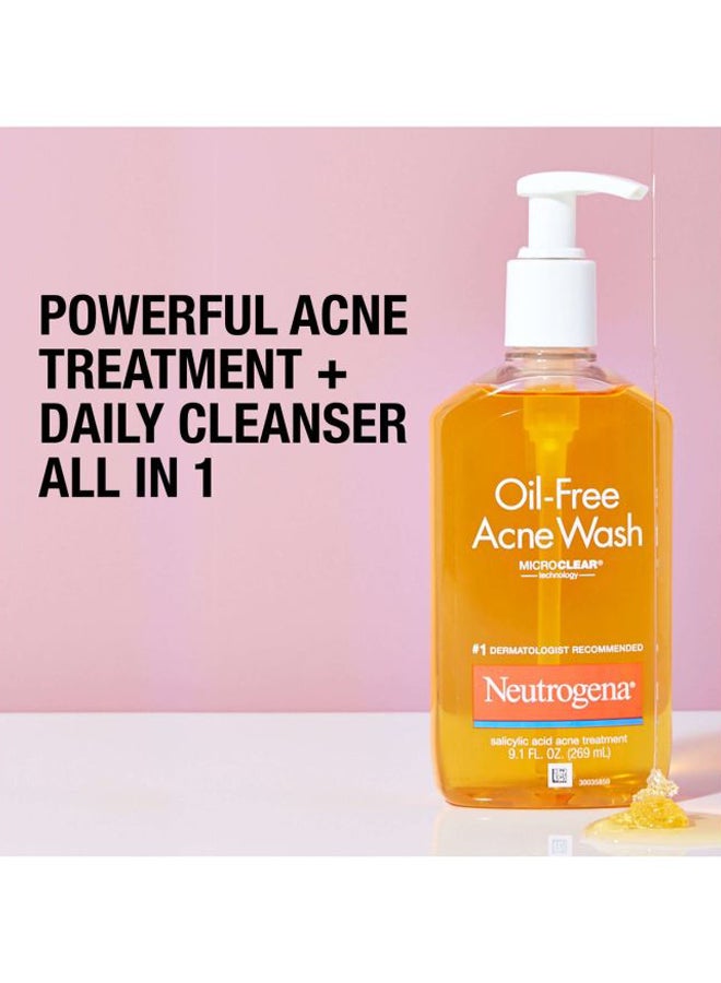 Neutrogena Microclear Oil-Free Acne Wash Yellow 269ml - Image 3