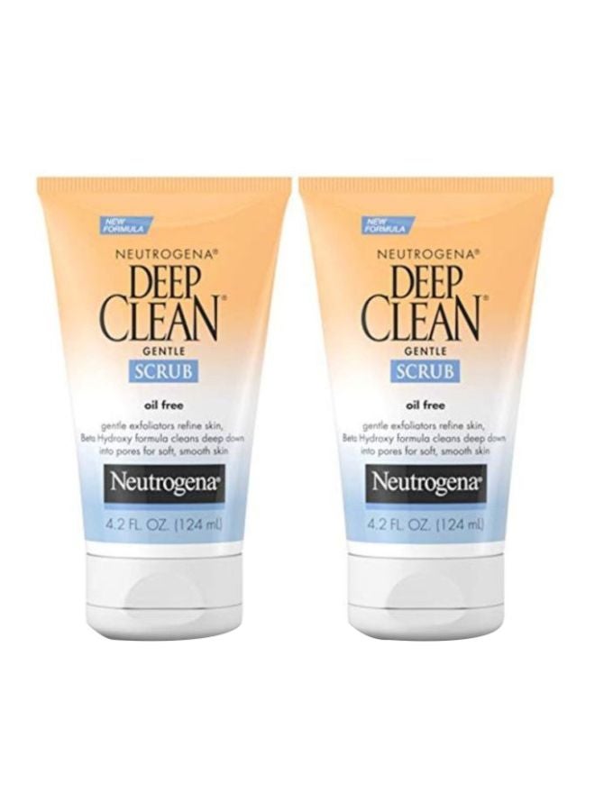 نيوتروجينا مجموعة مقشر الوجه اللطيف ديب كلين من قطعتين - Image 1