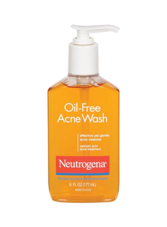 Neutrogena Pack Of 5 Oil-Free Acne Wash 269ml - Image 2