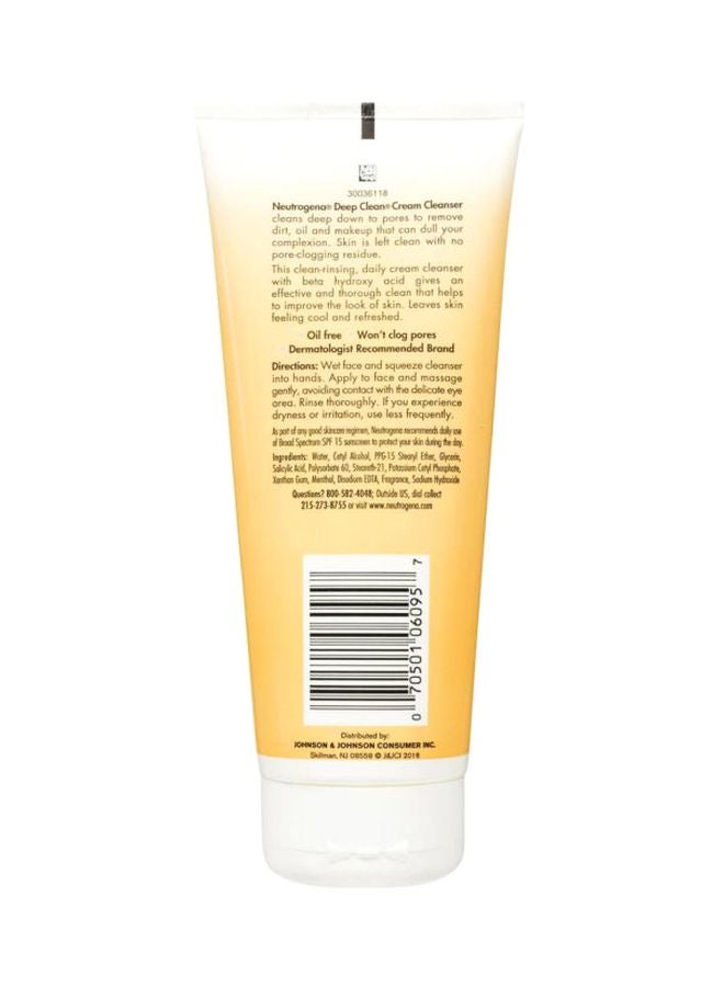 Neutrogena Deep Clean Cream Cleanser 200grams - Image 2