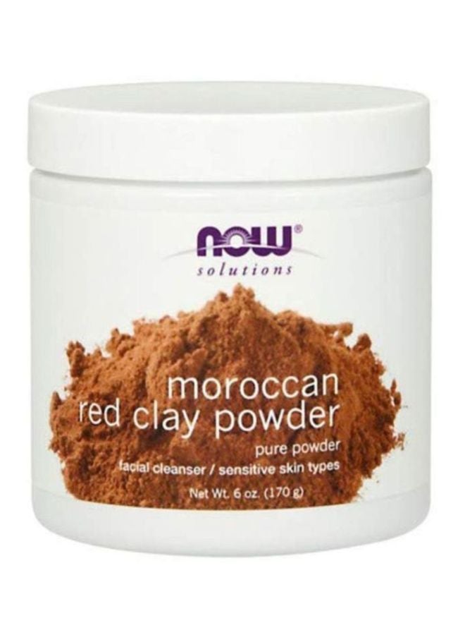 Now Foods Pack Of 2 Moroccan Red Clay Facial Detox Powder 340grams  - Image 2