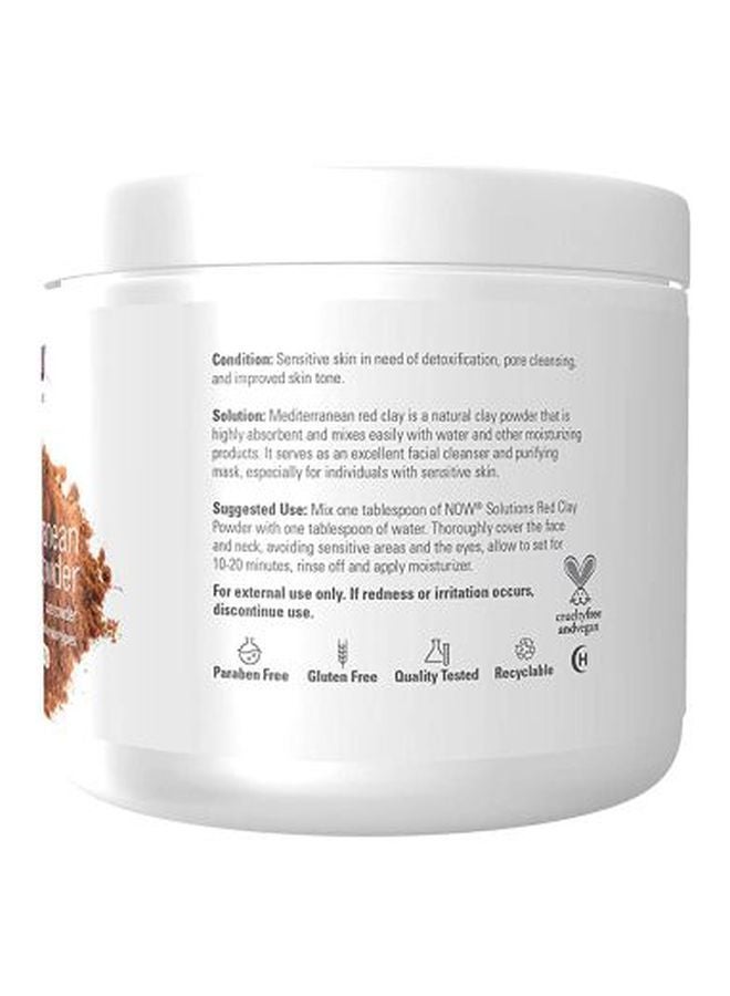 Now Foods Pack Of 2 Moroccan Red Clay Facial Detox Powder 340grams  - Image 3