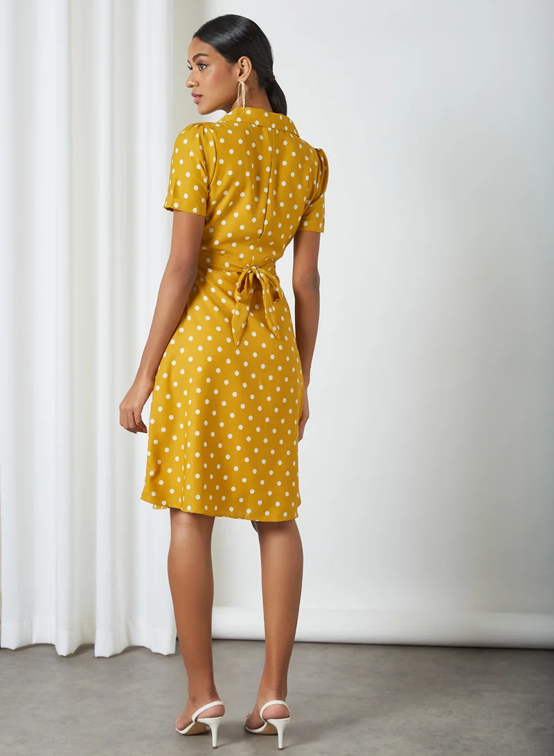 Yumi Retro Shirt Dress