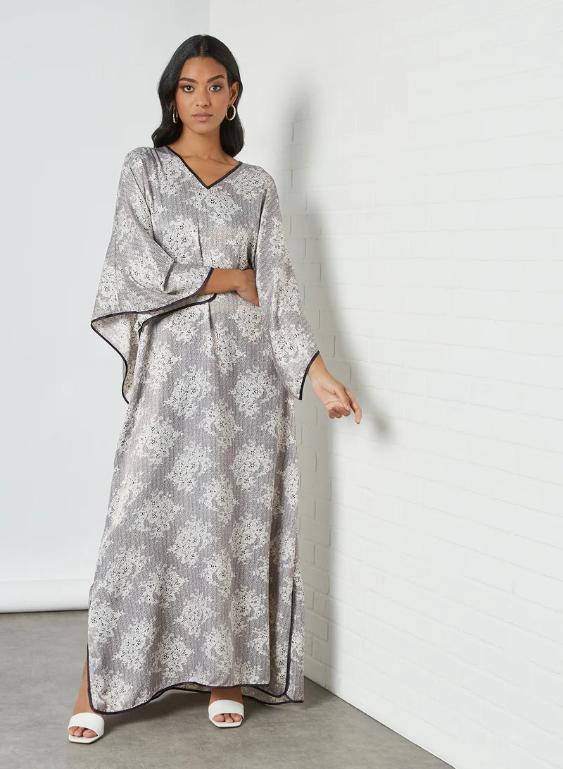 Coco Desert Printed Abaya