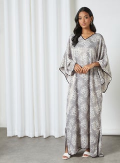 Printed Abaya Multicolour - v1616604069/N45056170V_3