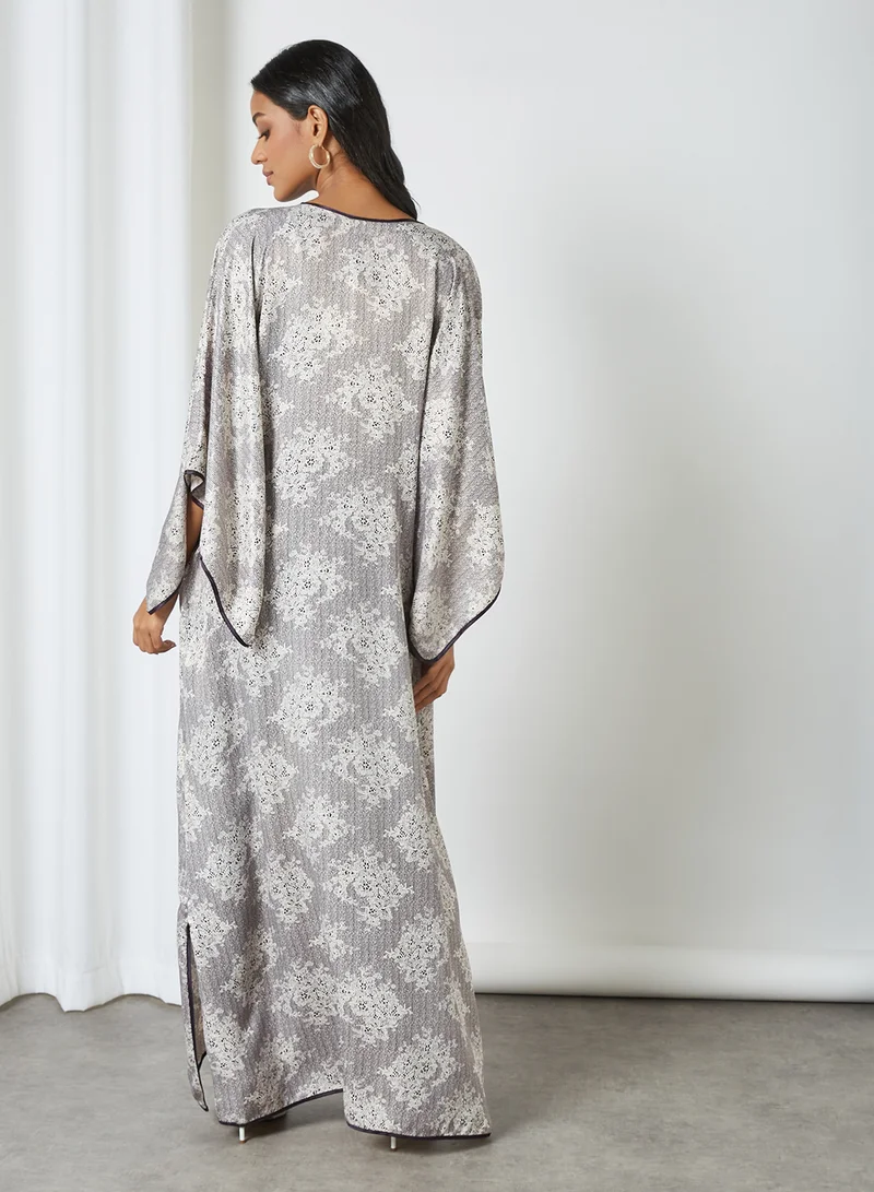 Coco Desert Printed Abaya