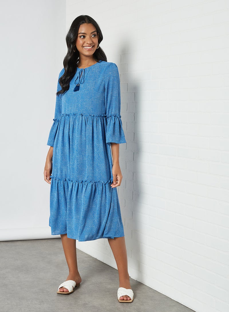 Tiered Dress Blue - v1616604074/N43234368V_1