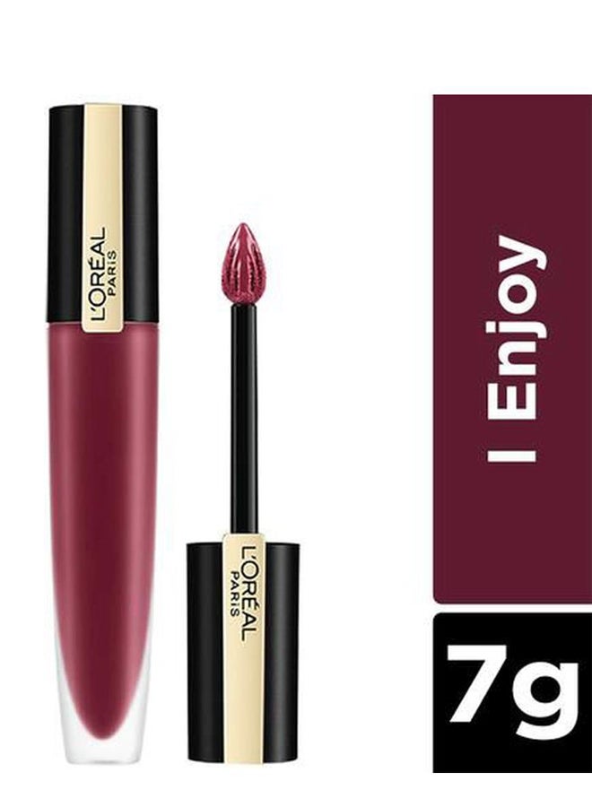 L'OREAL PARIS - Rouge Signature Matte Liquid Lipstick I Enjoy - Image 1
