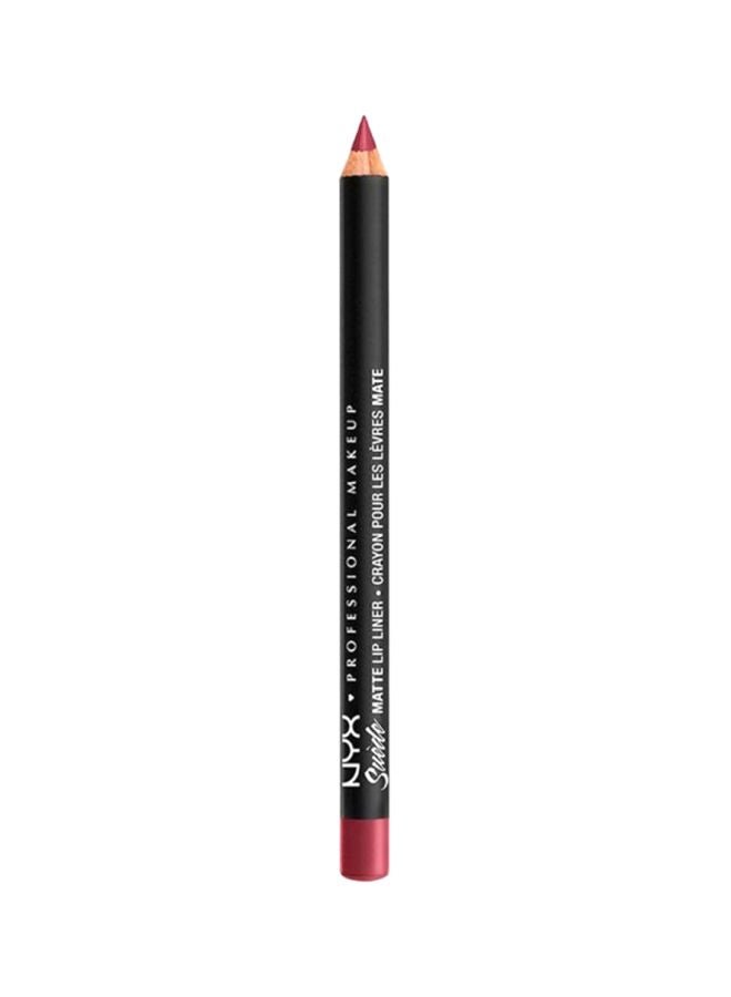 NYX PROFESSIONAL MAKEUP Suede Matte Lip Liner Pencil Cherry Skies - Image 1