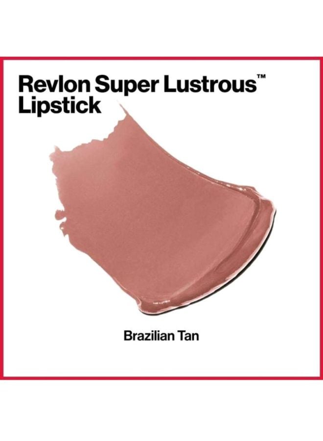 Revlon - Super Lustrous Cream Lipstick Brazilian Tan 672 - Image 1