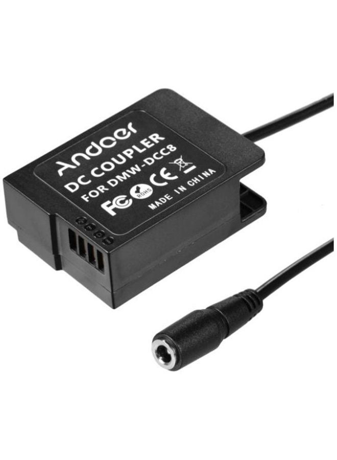 ANDOER DC Coupler Power Adapter For Camera Black - Image 3