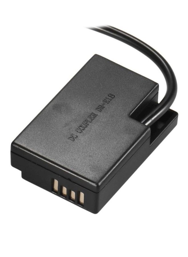 ANDOER Dummy Battery Adapter Camera Charger for Canon 200D/800D/760D/750D Black  - Image 4