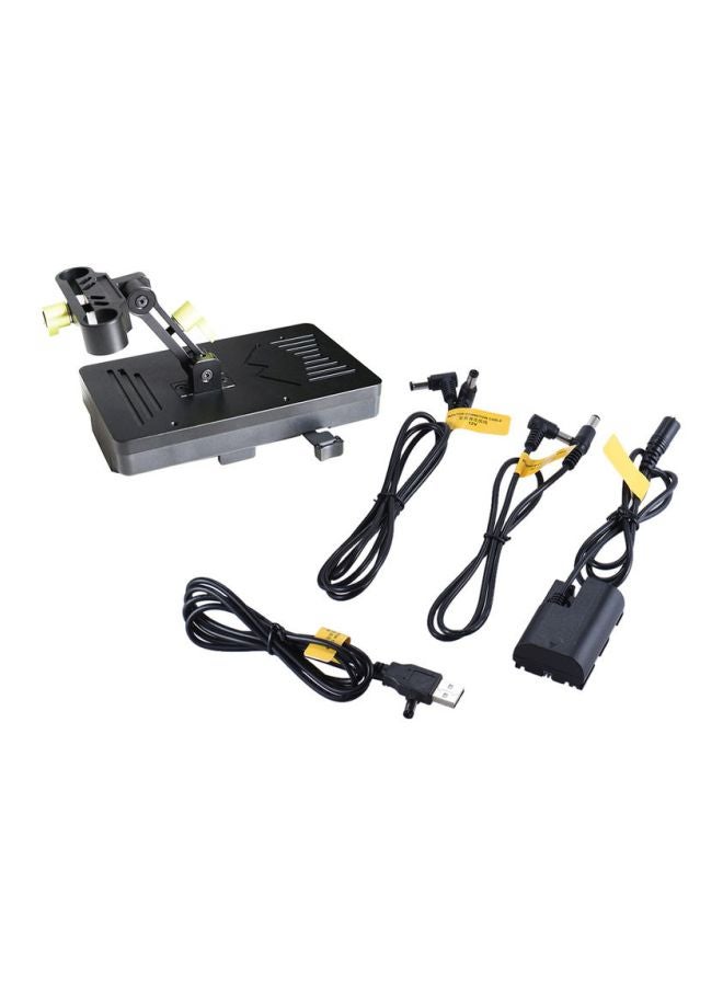 ANDOER AD-VFU2 V-Mount V-lock Power Supply Battery Plate System Kit Black - Image 3