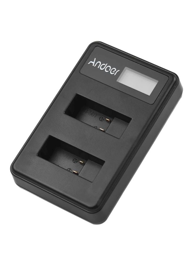 ANDOER Dual LCD Camera Battery Charger For LCD2-Gopro 5 Black - Image 1