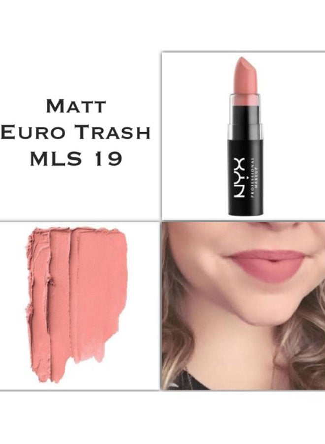 NYX PROFESSIONAL MAKEUP - Long Lasting Matte Lipstick Euro Trash - Image 1