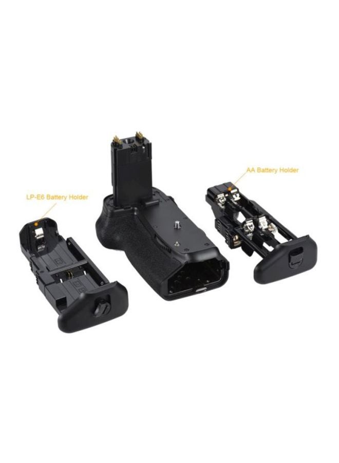 ANDOER - Battery Grip Holder For Canon EOS 70D/80D Black - Image 1