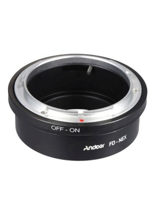 Lens Mount Adapter Ring For Canon FD /Sony NEX E Digital Camera Body Black/Silver - v1616607523/N28911283A_1