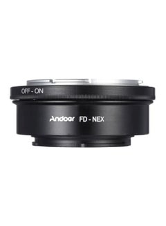 أندوير حلقة محول لتثبيت عدسة كاميرا كانون FD/ سوني NEX E الرقمية أسود/فضي  - Image 4