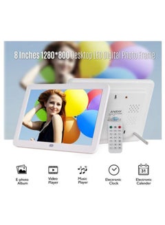 ANDOER LED Digital Photo Frame With Remote Control White  - Image 3