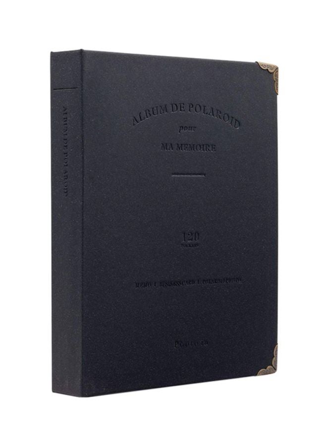 Ozone 120 Pockets Mini Photo Album For Fujifilm Instax Mini Cameras Black - Image 1