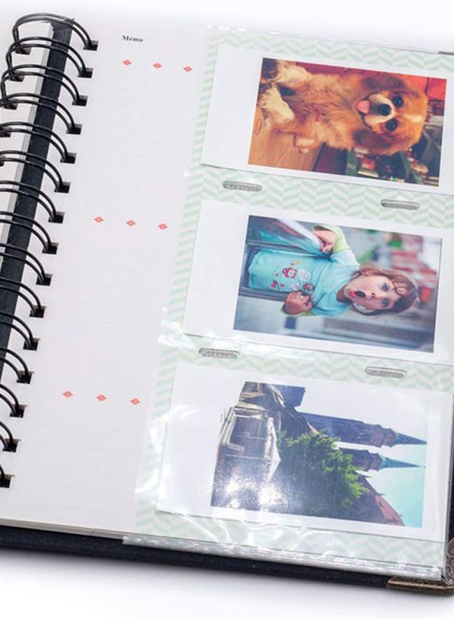 Ozone 120 Pockets Mini Photo Album For Fujifilm Instax Mini Cameras Black - Image 3