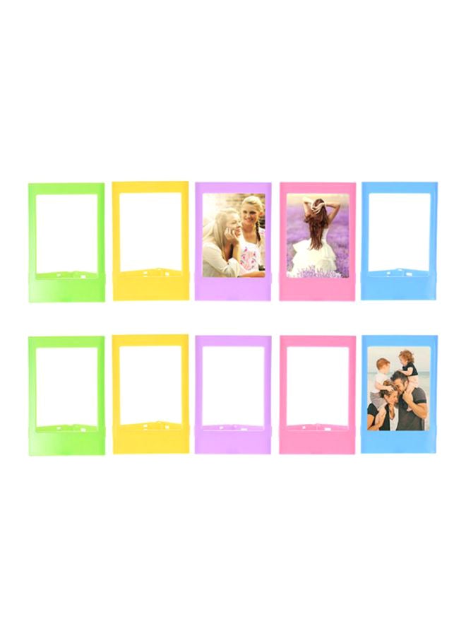 أندوير طقم إطارات صور مكون من 10 قطع لأفلام كاميرا إنستاكس ميني 8 7s 90 25 50s 9 SP-1 SP-2 من فوجي فيلم أزرق/وردي/أصفر 8.8x5.6x0.3سم - Image 1