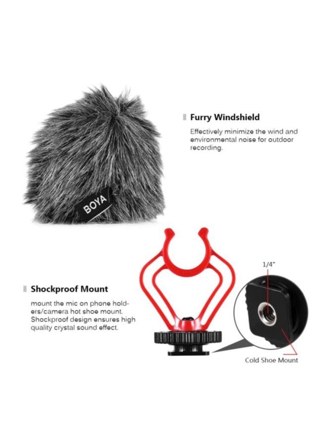 BOYA Mini Cardioid Condenser Microphone Black - Image 2