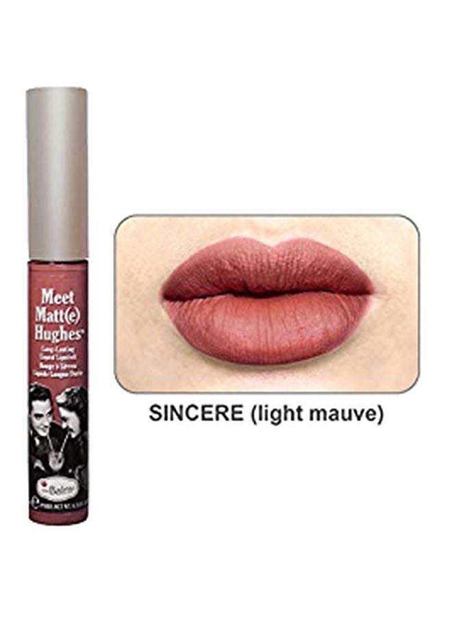 theBalm - Meet Matte Hughes Long Lasting Liquid Lipstick Sincere - Image 1